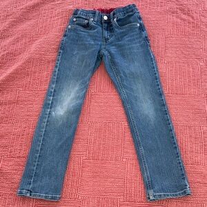 Levi's Kids size 8 years Blue 511 Jeans with cloth covered elasticized waist